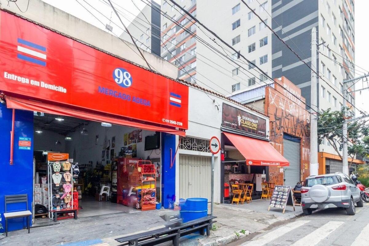 Encantador Studio No Bras Com Piscina/Metro Bras São Paulo Eksteriør bilde